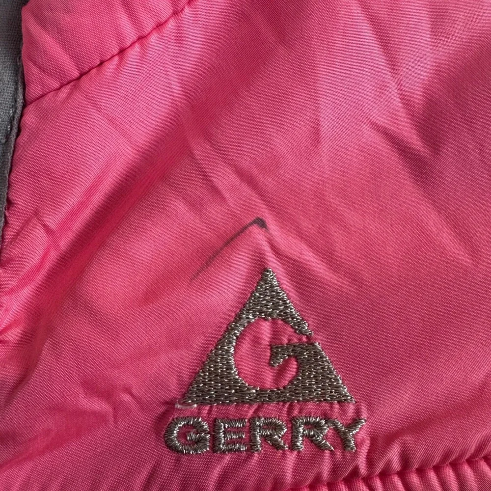 Gerry Fleece‎ Jacket Kids Large 6X Pink Full Zip Hooded Thumbhole